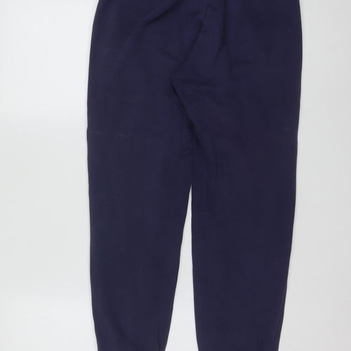 Puma Men's Blue Jogger Sweatpants S Regular Fit Fleece Trousers
