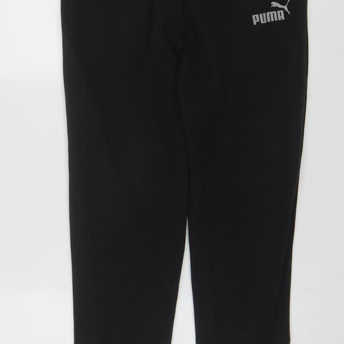 Puma Men’s Black Jogger Sweatpants Size S Regular Fit Activewear