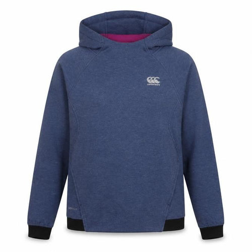 Canterbury Womens Blue Pullover Hoodie Size 12 Vaposhield Sportswear