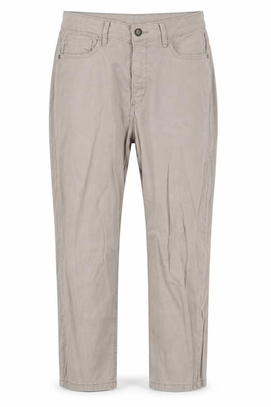 Front view of Lee Women Beige Chino Trousers, size 14, Cotton Stretch
