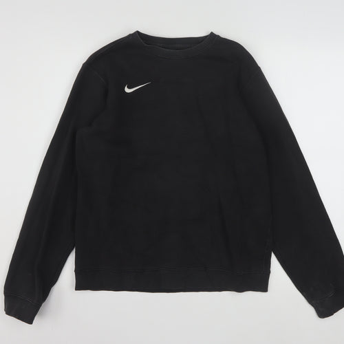 Nike Men's Black Small Crew Neck Pullover Sweatshirt