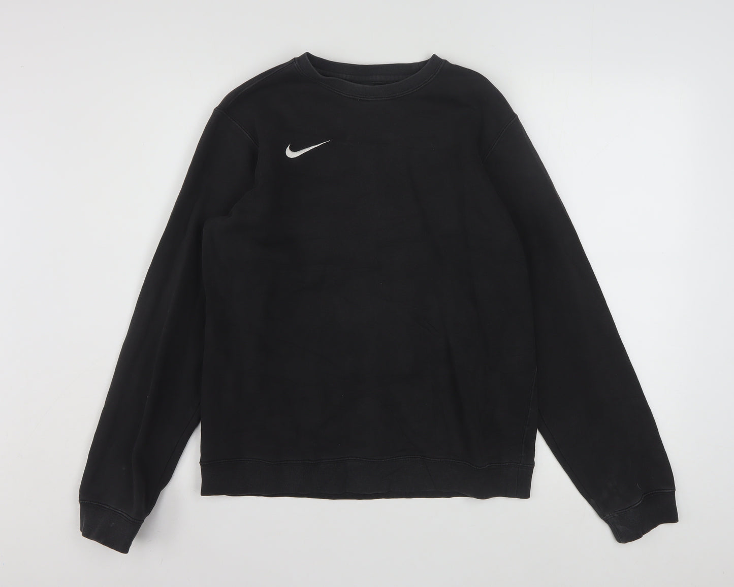 Nike Men's Black Small Crew Neck Pullover Sweatshirt