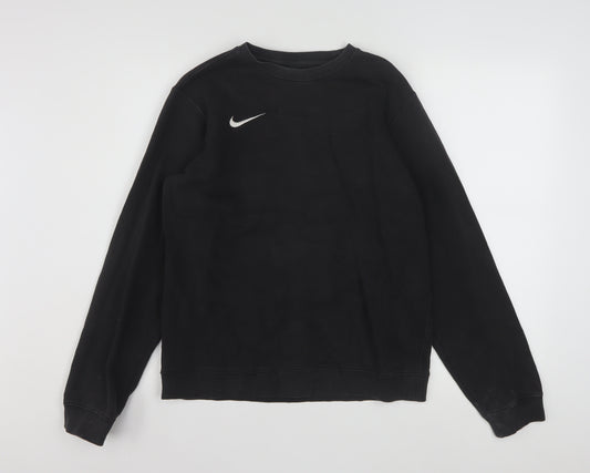 Nike Men's Black Small Crew Neck Pullover Sweatshirt