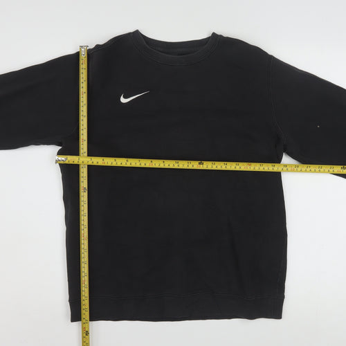 Nike Men's Black Small Crew Neck Pullover Sweatshirt