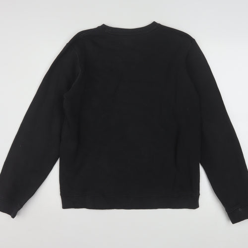 Nike Men's Black Small Crew Neck Pullover Sweatshirt