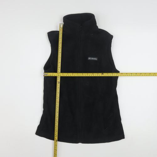 Columbia Womens Black Fleece Bodywarmer Waistcoat Size S