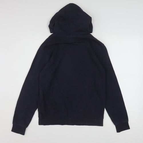 Champion Boys Black Hoodie 13-14 Years Pullover Fleece Logo Sweatshirt