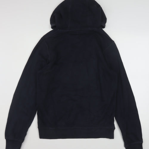 Nike Men's Navy Blue Pullover Hoodie Small Cotton Blend Classic Fit
