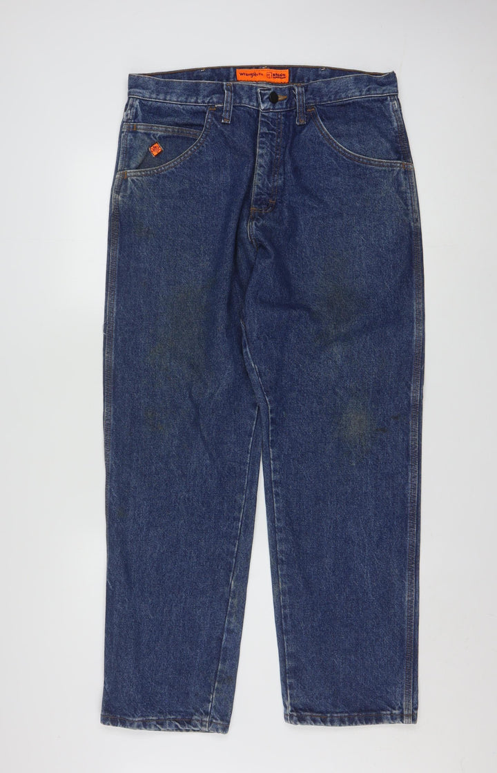Wrangler FR Riggs Workwear Men’s Blue 34x30 Straight Flame Resistant Jeans