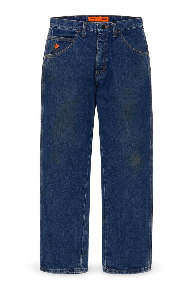 Wrangler FR Riggs Workwear Men’s Blue 34x30 Straight Flame Resistant Jeans