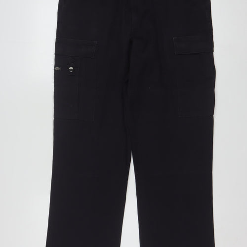 Dickies Men's Black 33UL Cargo Work Trousers