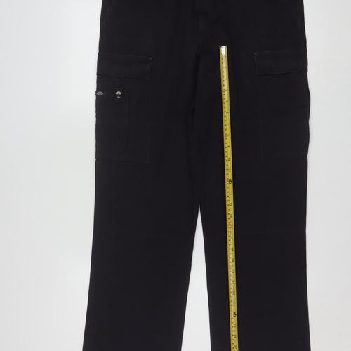 Dickies Men's Black 33UL Cargo Work Trousers