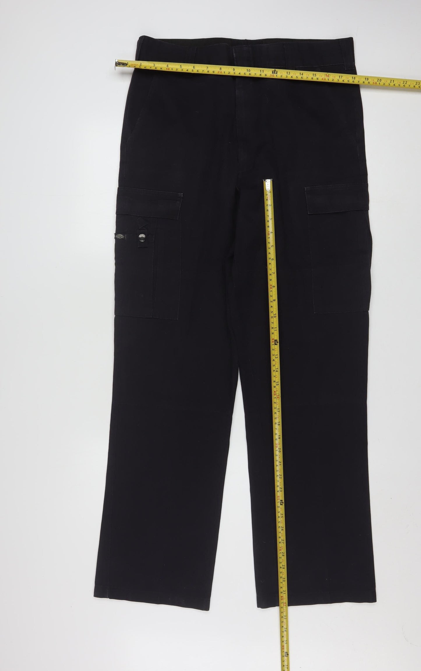 Dickies Men's Black 33UL Cargo Work Trousers