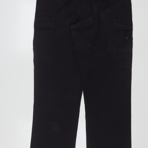 Dickies Men's Black 33UL Cargo Work Trousers