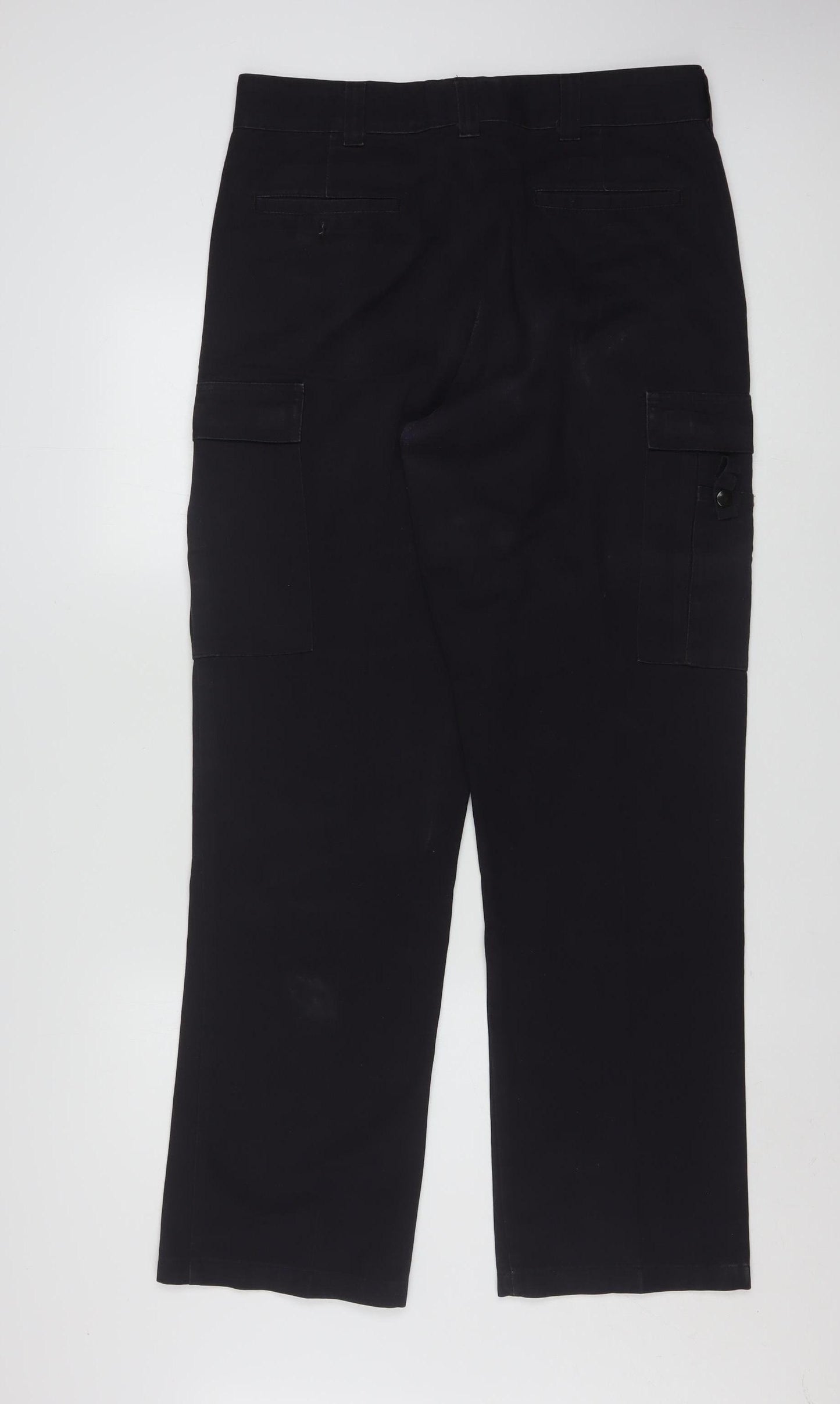 Dickies Men's Black 33UL Cargo Work Trousers