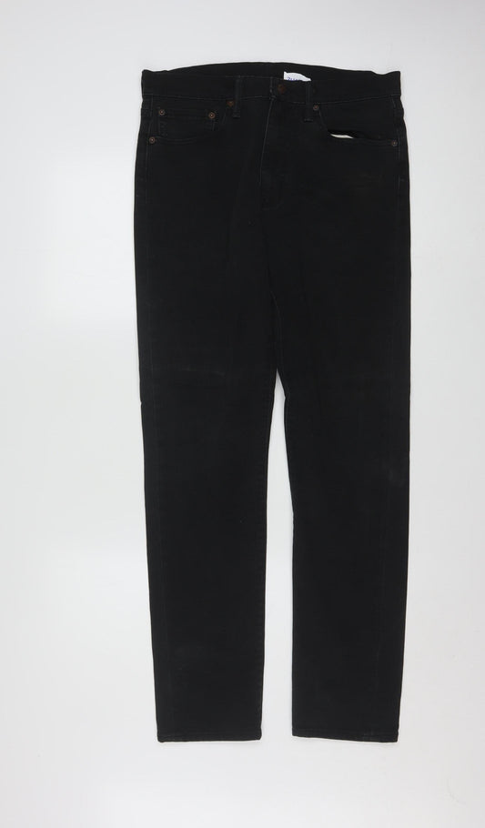 Levi's 522 Men's Black Slim Straight Jeans 31x32 Denim