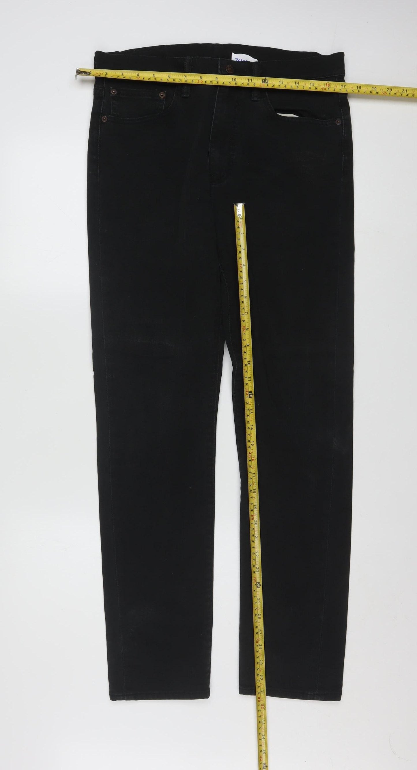 Levi's 522 Men's Black Slim Straight Jeans 31x32 Denim