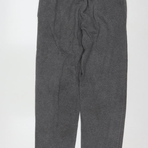 Nike Men's Grey Fleece Sweatpants M Regular Fit Drawstring Activewear