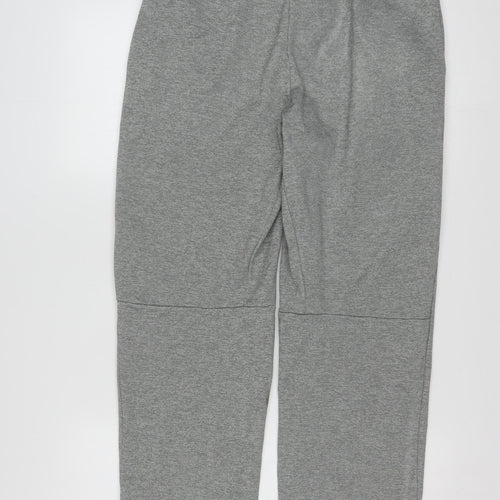 Nike Men's Grey Dri-FIT Tapered Jogger Trousers Size S