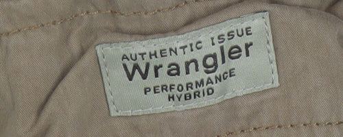 Wrangler Mens Beige Cargo Shorts 2XL Elastic Waist Outdoor Style