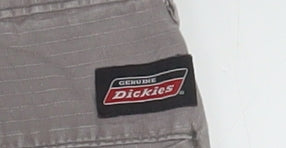 Dickies Men’s Grey Cargo Shorts Size 44 Cotton Workwear Style
