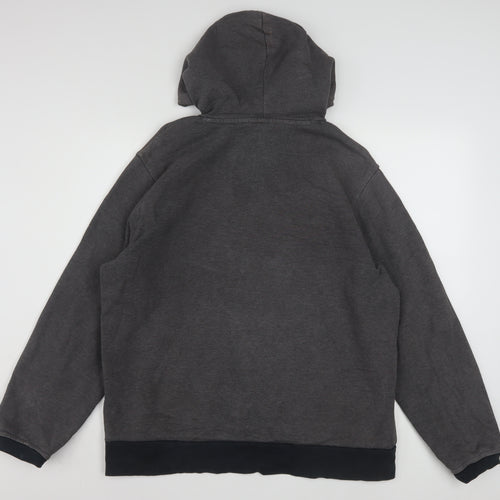 Nike Men's Grey Pullover Hoodie L Regular Fit Sportswear