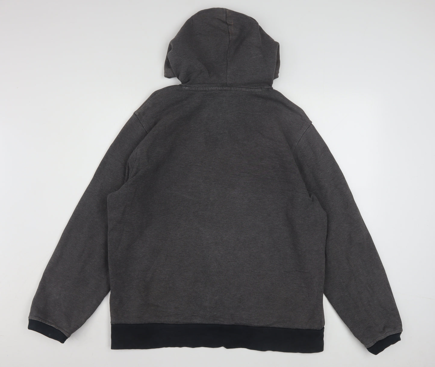 Nike Men's Grey Pullover Hoodie L Regular Fit Sportswear