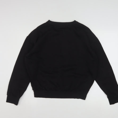 Disney Women's Black Small Mickey Pluto Donald Goofy Sweatshirt