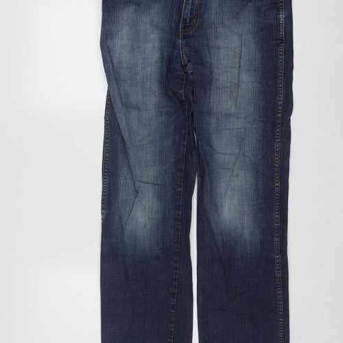 Wrangler Men's Blue Texas Stretch Straight Jeans W32 L34