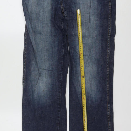 Wrangler Men's Blue Texas Stretch Straight Jeans W32 L34