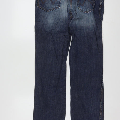 Wrangler Men's Blue Texas Stretch Straight Jeans W32 L34