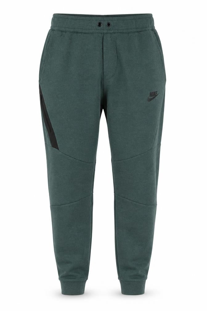 Front view of Nike Men's Green Jogger Sweatpants, size S, Regular Fit Cotton Blend