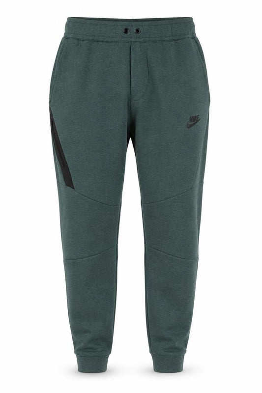 Front view of Nike Men's Green Jogger Sweatpants, size S, Regular Fit Cotton Blend