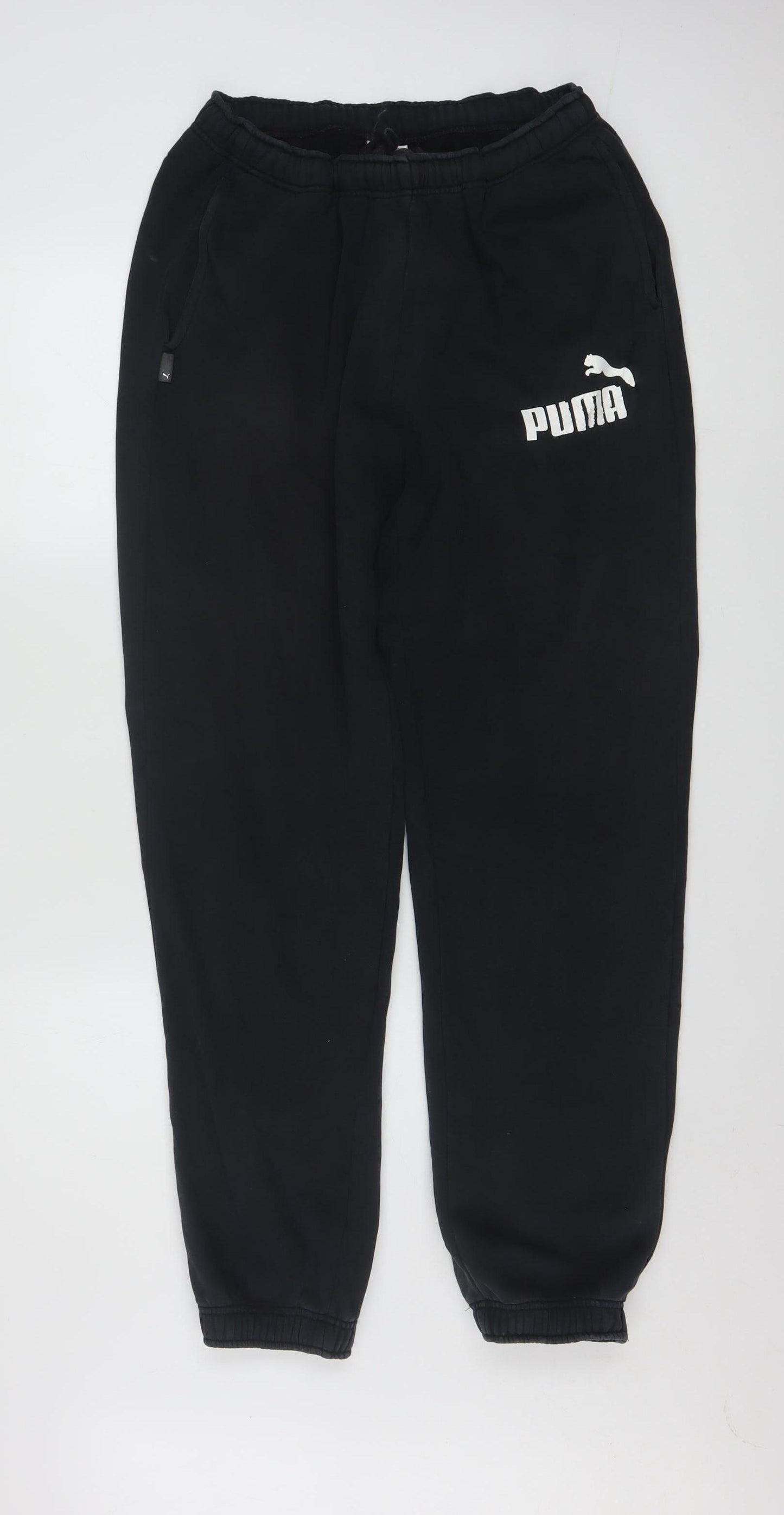 Puma Men's Black Jogger Sweatpants Trousers Size M Regular Fit