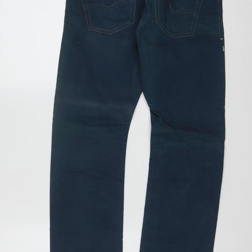 Diesel Men's Blue Krooley Slim Fit Jeans W28 L32 Denim