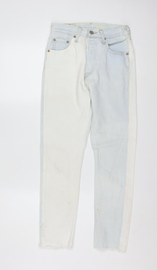 Levi's Women's Blue Light Denim 501S High Rise Straight Jeans Size 6