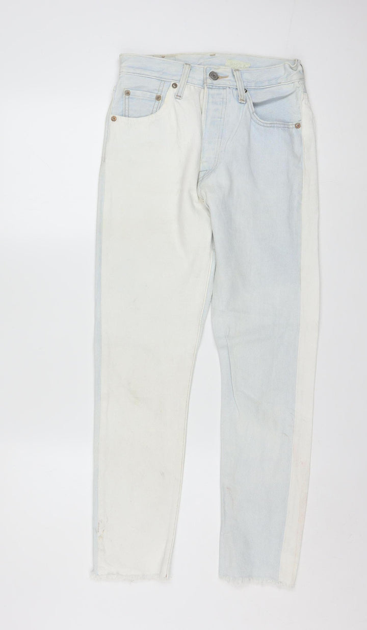 Levi's Women's Blue Light Denim 501S High Rise Straight Jeans Size 6