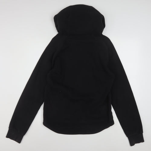 Reebok Men’s Black XS Pullover Hoodie Fleece Cotton Blend