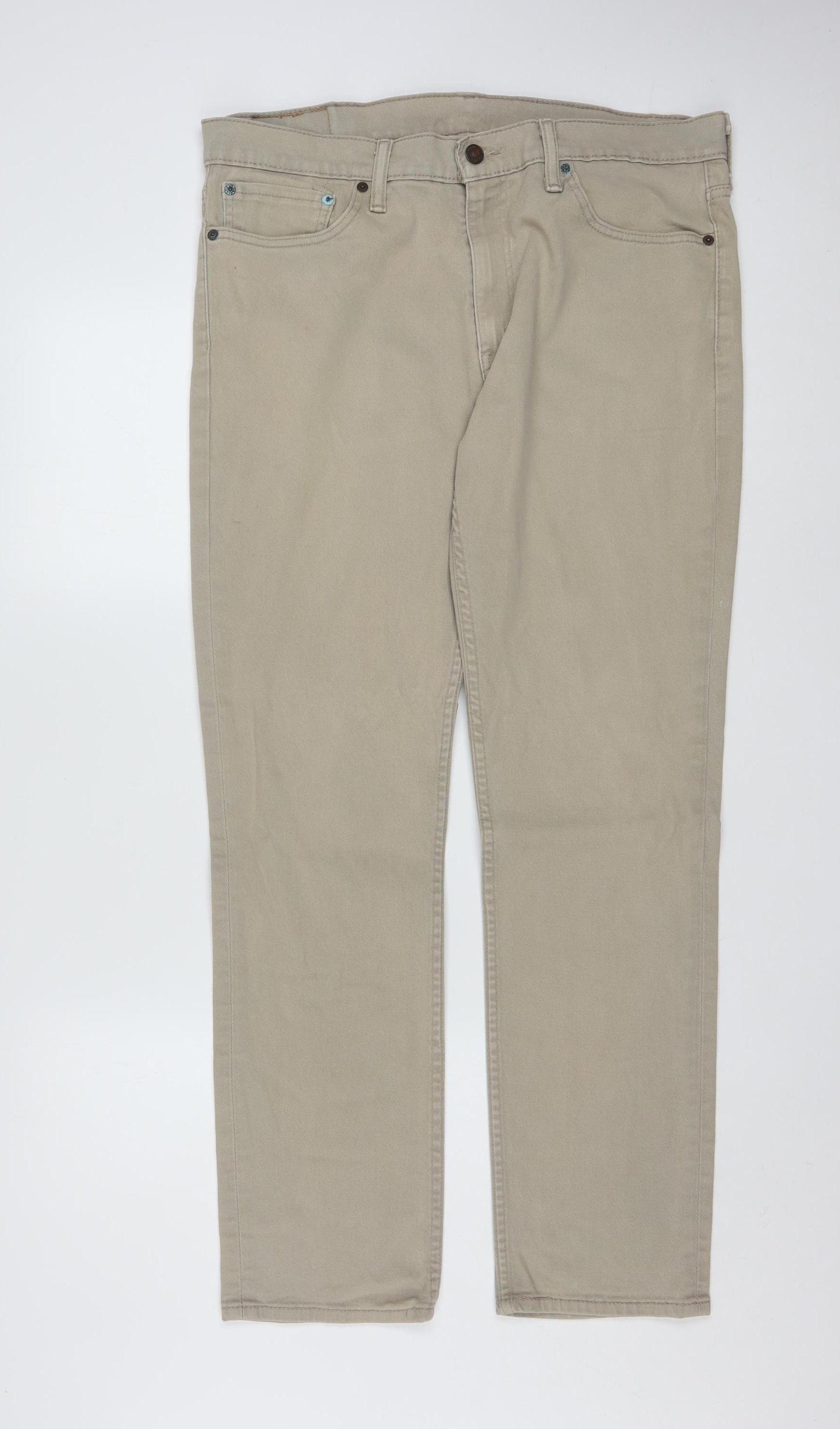 Levi Strauss Men's Beige 511 Slim Fit Chino Jeans W36 L32
