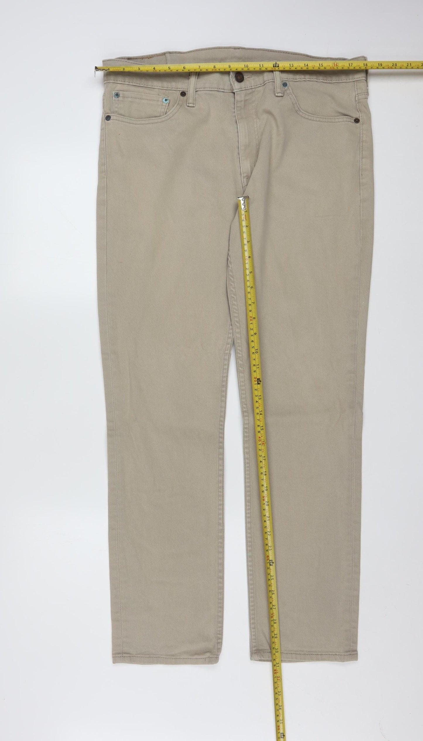 Levi Strauss Men's Beige 511 Slim Fit Chino Jeans W36 L32