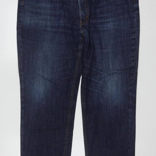 Levi's Men's Blue Straight Denim Jeans 35x31 Classic Fit