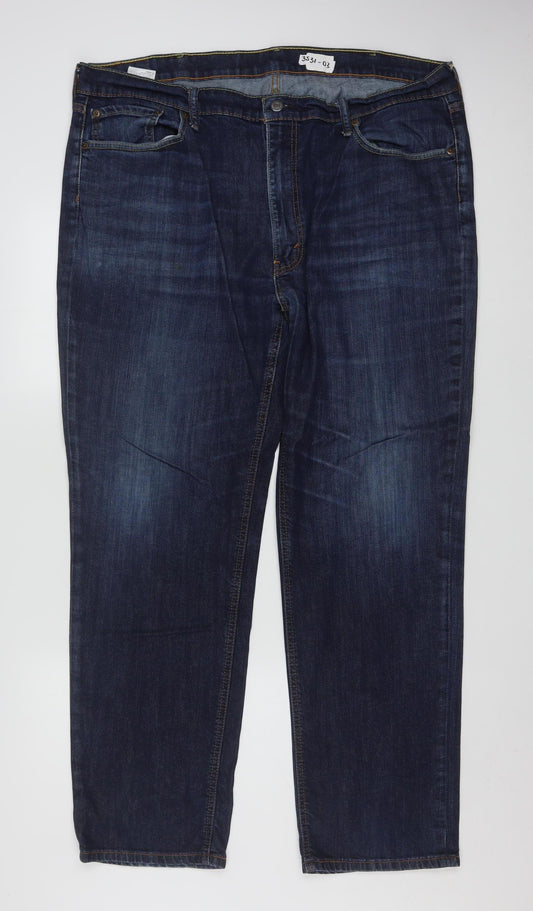 Levi's Men's Blue Straight Denim Jeans 35x31 Classic Fit