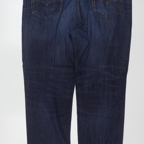 Levi's Men's Blue Straight Denim Jeans 35x31 Classic Fit