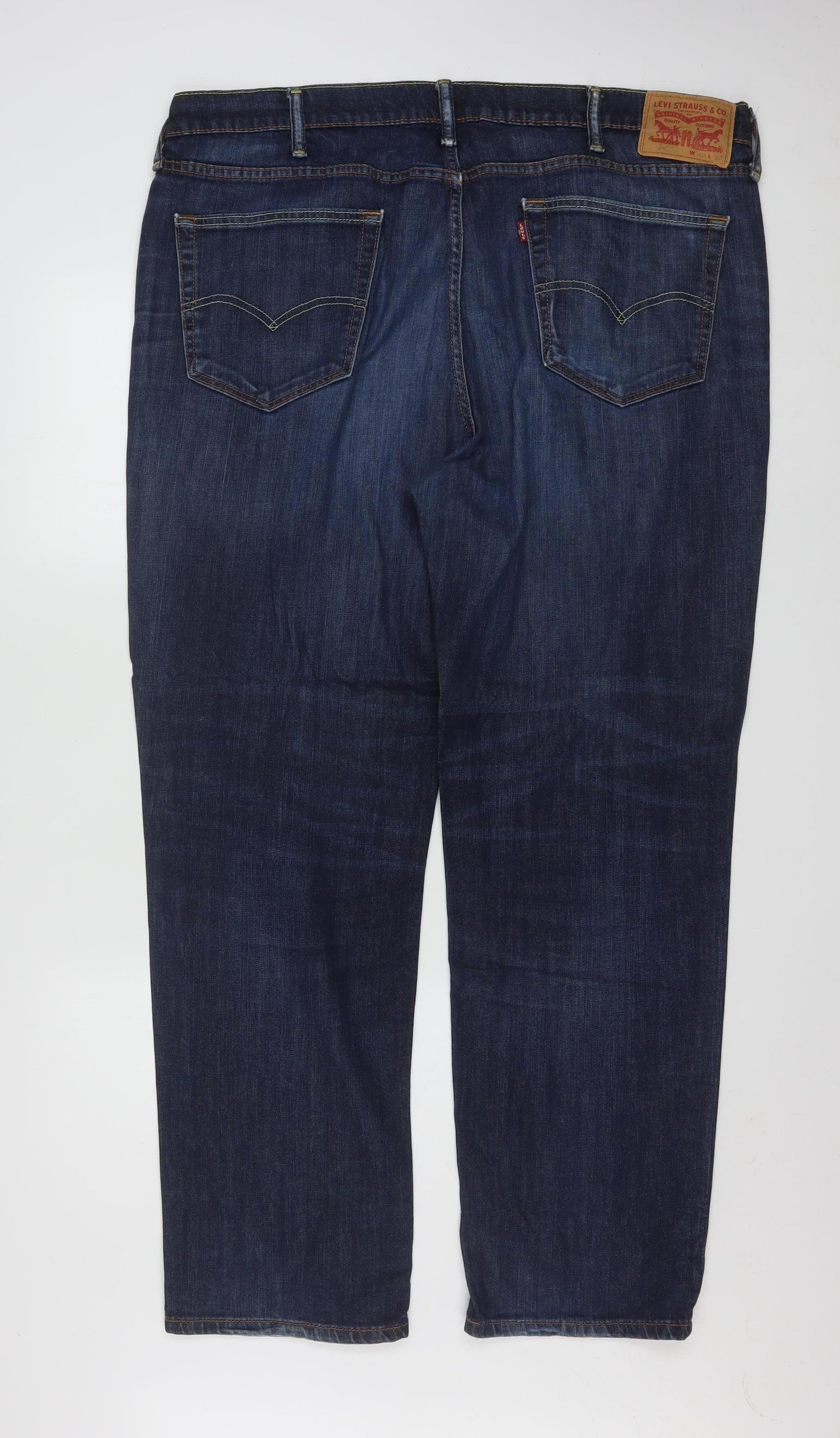 Levi's Men's Blue Straight Denim Jeans 35x31 Classic Fit