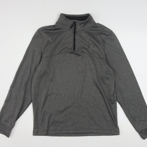 Under Armour Men’s Grey 1/2 Zip ColdGear Pullover Sweatshirt Size S