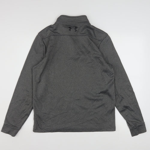 Under Armour Men’s Grey 1/2 Zip ColdGear Pullover Sweatshirt Size S