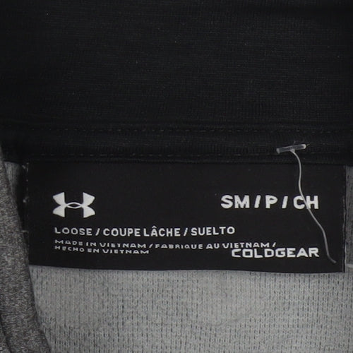 Under Armour Men’s Grey 1/2 Zip ColdGear Pullover Sweatshirt Size S