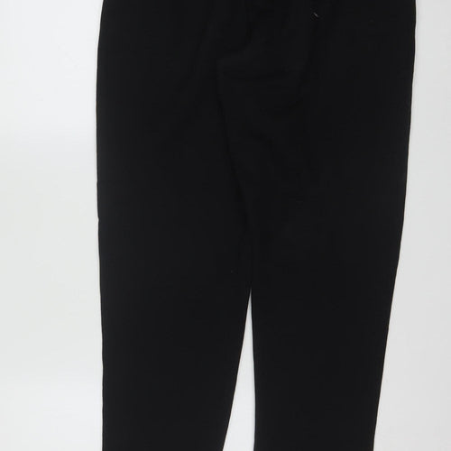 Champion Men's Black Fleece Jogger Trousers L Regular Fit