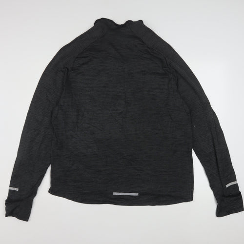 Nike Men's Black Dri-FIT 1/2 Zip Running Sweatshirt Size L