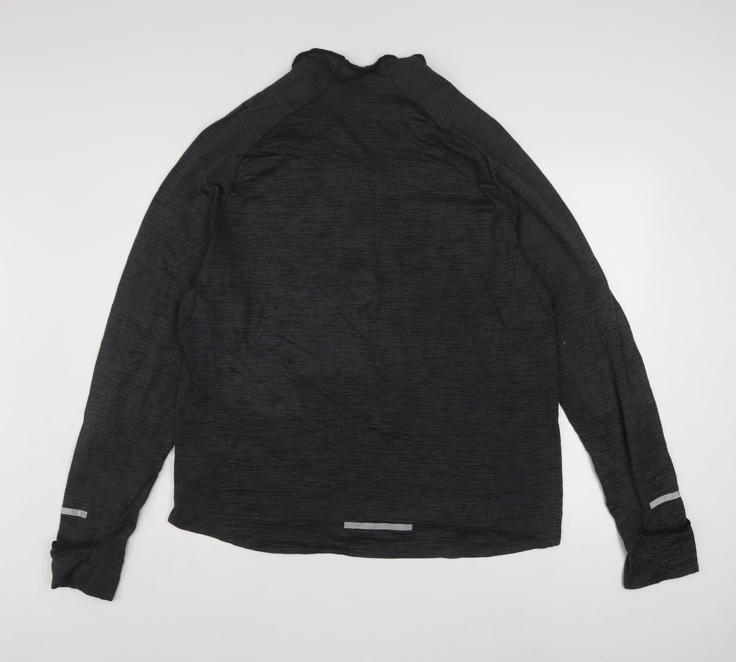 Nike Men's Black Dri-FIT 1/2 Zip Running Sweatshirt Size L